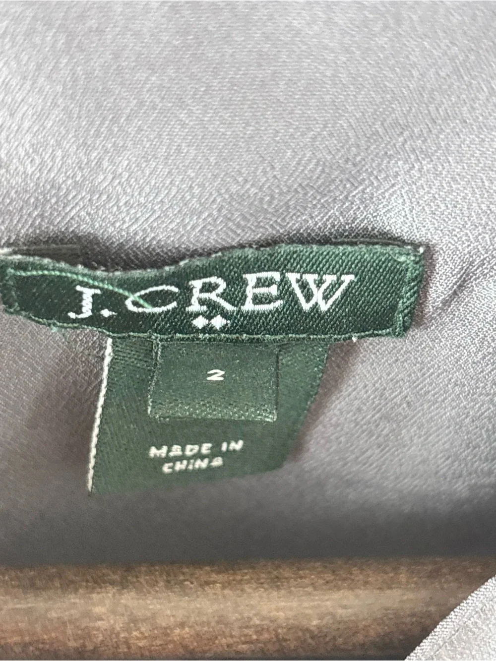 J.Crew Women’s Size 2 Gray Sleeveless Utility Blouse Button Front Pocket Top